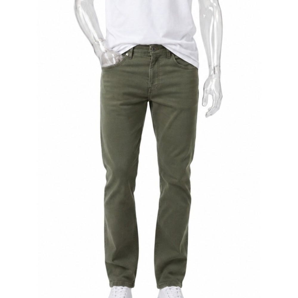Wrangler Premium Quality Straight Fit Men's Olive Green Jeans SKUM064